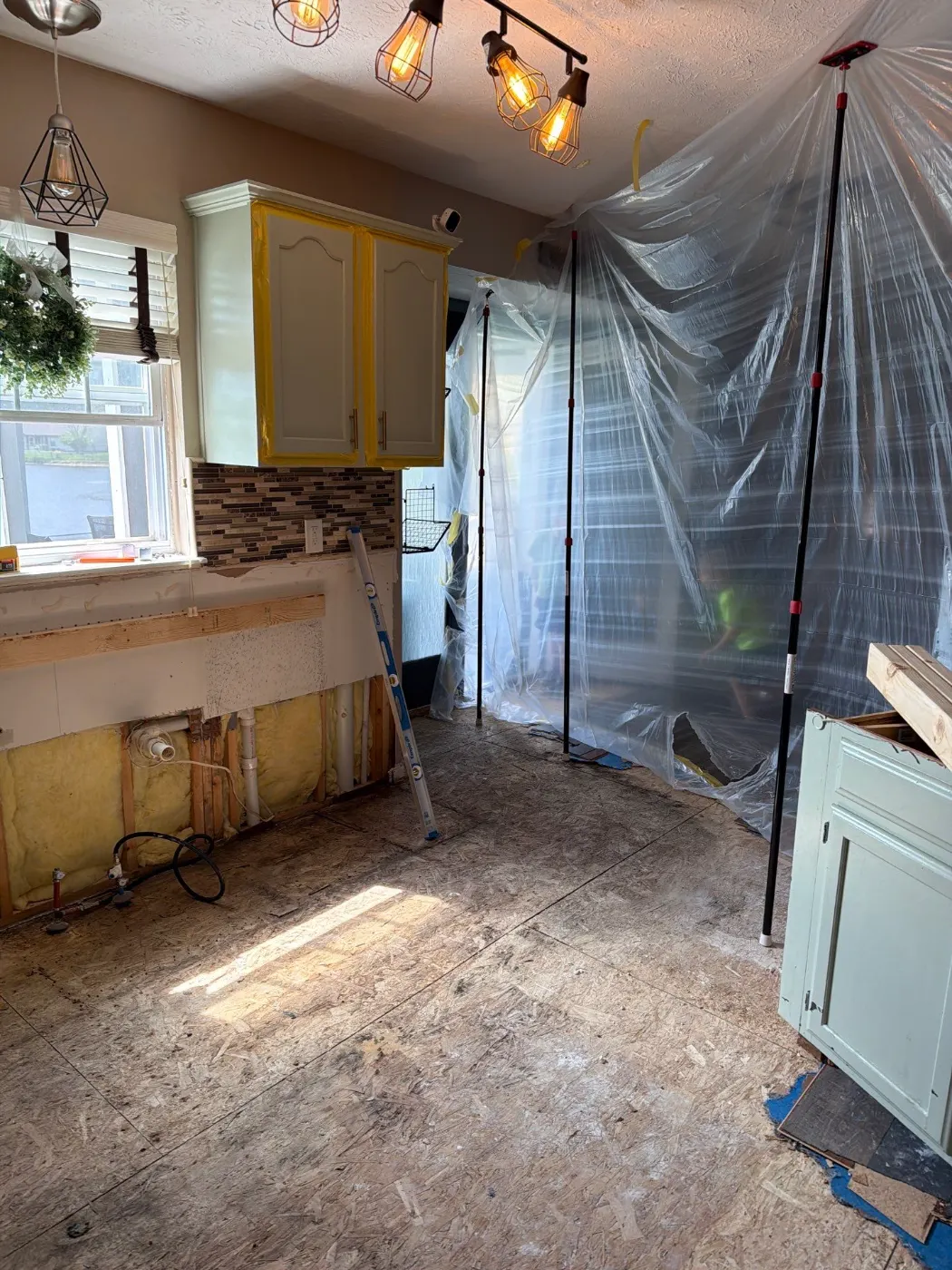 Structural drying after storm intrusion in Maple Knoll